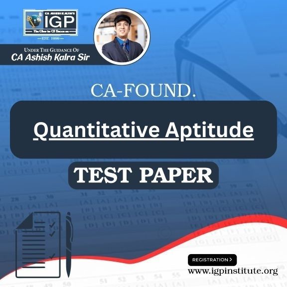 CA-Quantitative Aptitude Test-IGP